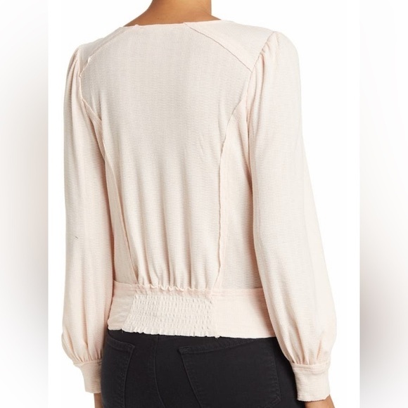 American Rag Light Pink Flag Button Top with Lace Detail - Size Large, NWT - Picture 3 of 9